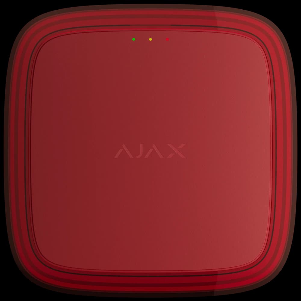 Cповіщувач Ajax EN54 FireProtect (VAD) red пожежний світловий