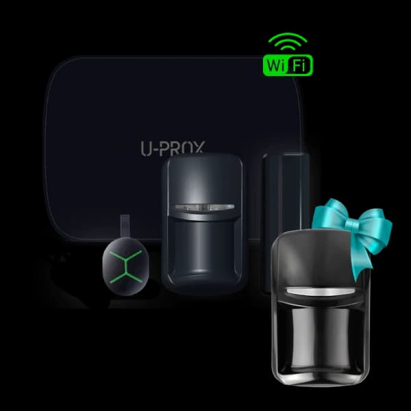 Комплект U-Prox MPX L KF kit Black + U-Prox PIR Black в подарунок