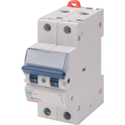 Автоматичний вимикач GEWISS 2-п. 20A 6kA С (GW92048)