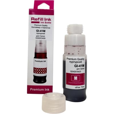Чорнило Premium Quality Canon GI-41M 70мл Magenta (70264925)