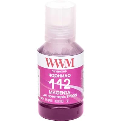 Чорнило WWM Epson L11160/6490 №112 140г Magenta pigmented (E112MP)