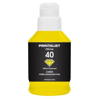 Чорнило Printalist Canon GI-40 для G5040/G6040 190г Yellow (PL40Y)