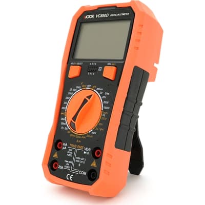Цифровий мультиметр Victor VC890D, V, A, R, С, F, з ємнісним діодом (VC890D)