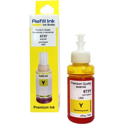 Чорнило Premium Quality Epson 673 70мл Yellow (70264900)