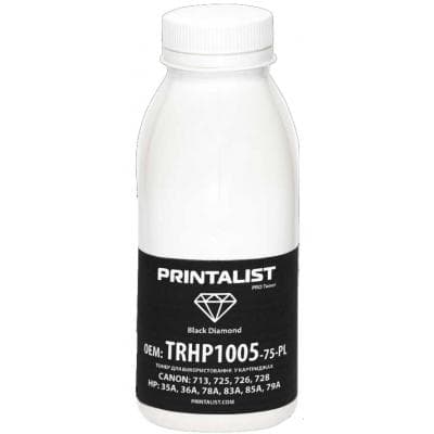 Тонер HP LJ P1005/1006/1505, 75г Black Printalist (TRHP1005-75-PL)