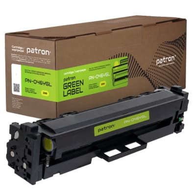 Картридж Patron Canon 046 Green Label, yellow (PN-046YGL)