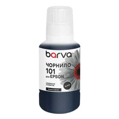 Чорнило Barva Epson 101 140 мл, BK, OneKey, pigmented (E101-603e)