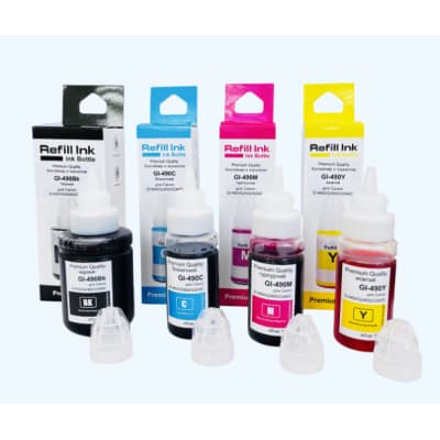 Чорнило Premium Quality Canon GI-490 SET B135ml, C/M/Y 70ml (70264942)