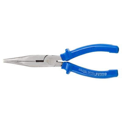 Плоскогубці Sigma довгогубці прямі 180мм сині (4357181) (4357181)