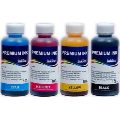 Чорнило InkTec Epson C79/91 Т26/27 ТХ106/117 S22/SX130/420 4*100 мл, BCMY pibmented (E0013-4SET100)