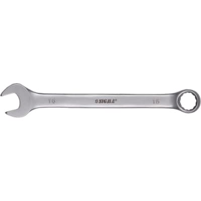 Ключ Sigma ріжково-накидний 12мм CrV satine (6021121)