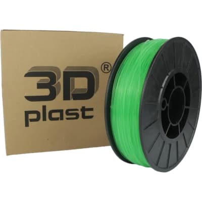 Пластик для 3D-принтера 3Dplast PETG 1.75мм, 3кг, transparent green (3DPTG1753CLGR)