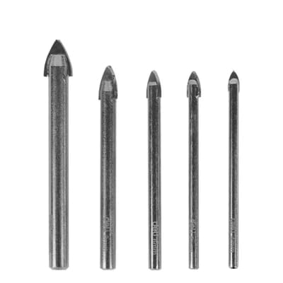 Набір свердл Deli для скла 4/5/6/8/10 мм (EDH-CZZ005-ED1)