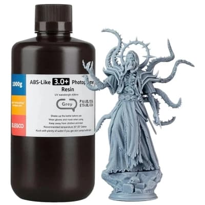 Фотополімерна смола ELEGOO Resin, ABS-like 3.0 plus 1кг, grey (50.103.0215)