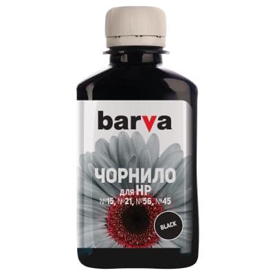 Чорнило Barva HP №21/27/56 BLACK Pigment 180г (H56-203)