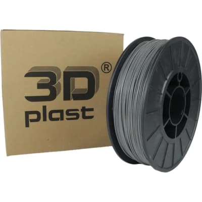 Пластик для 3D-принтера 3Dplast PETG 1.75мм, 0.85кг, gray (3DPTG17508GRE)