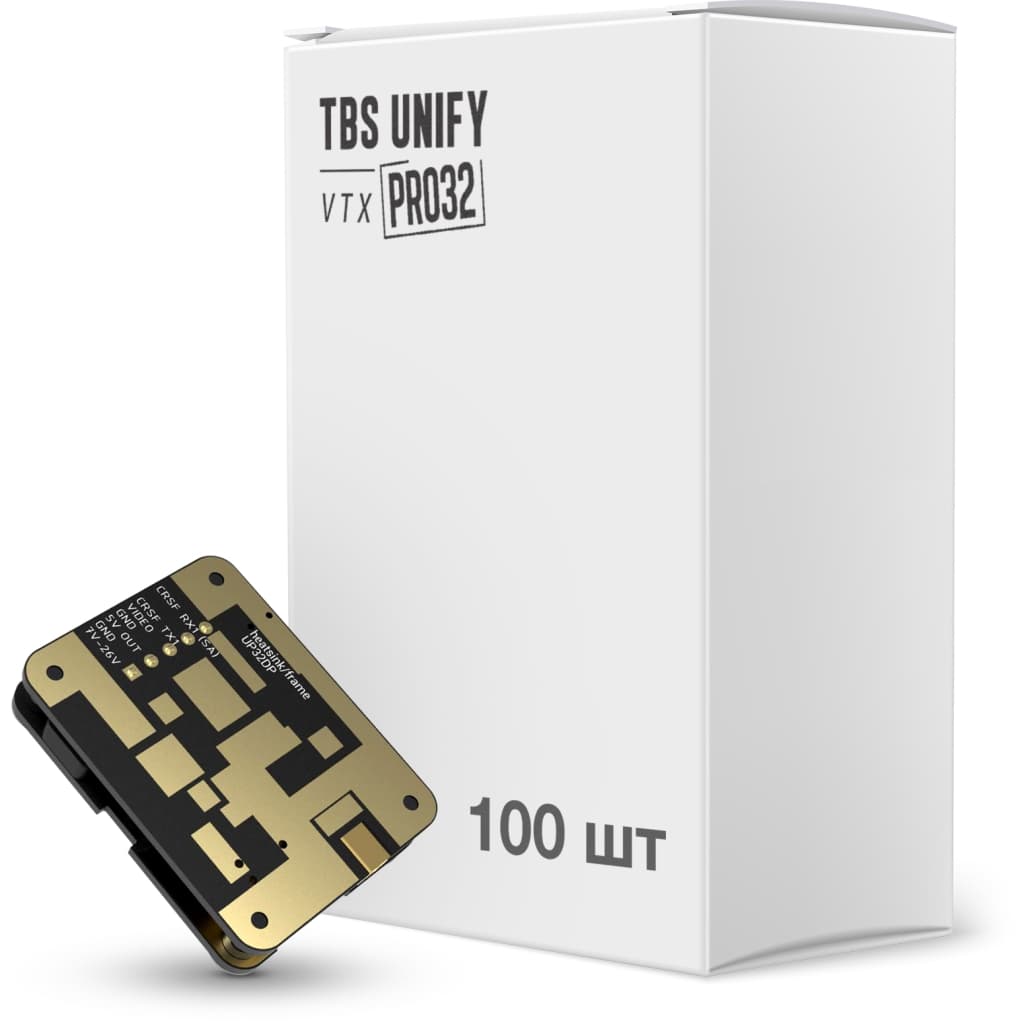 Відеопередавач (VTX) TBS Unify Pro32 DP 3W Wide Band упаковка 100шт. (Unify Pro32 DP 3W Wide Band Box)