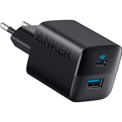 Зарядний пристрій Anker PowerPort 323 - 33W Dual-Port USB-C Black (A2331G11)