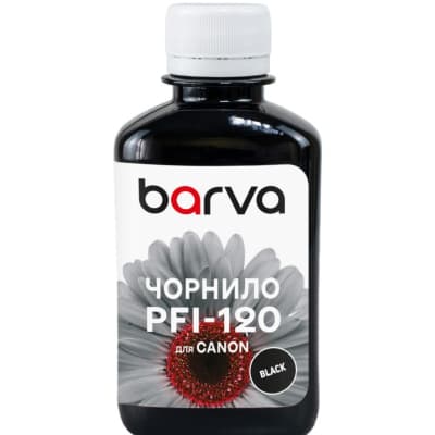 Чорнило Barva Canon PFI-120/710 180 мл BK pigmented (C120-894)