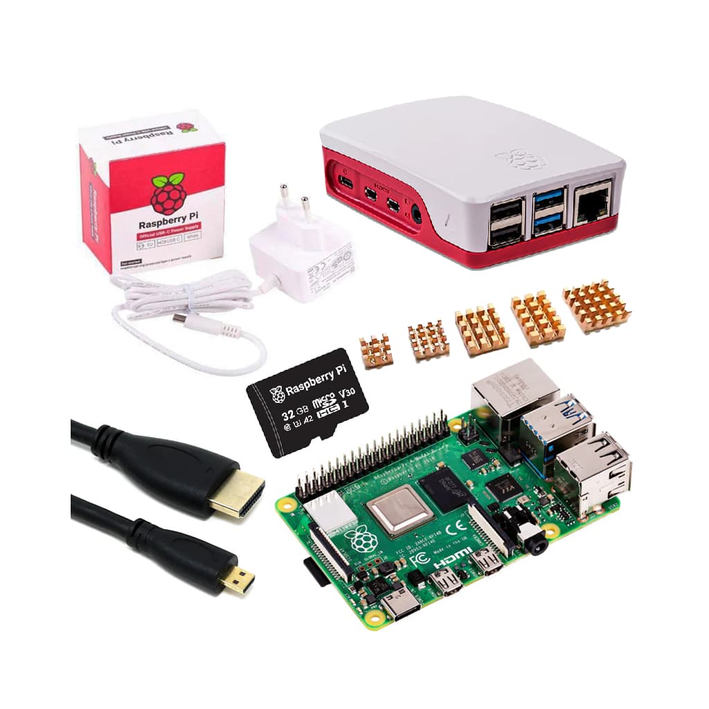 Мікро ПК Raspberry Pi 4 4Gb KIT (EU) (RPI4-KIT-4GB-EU)