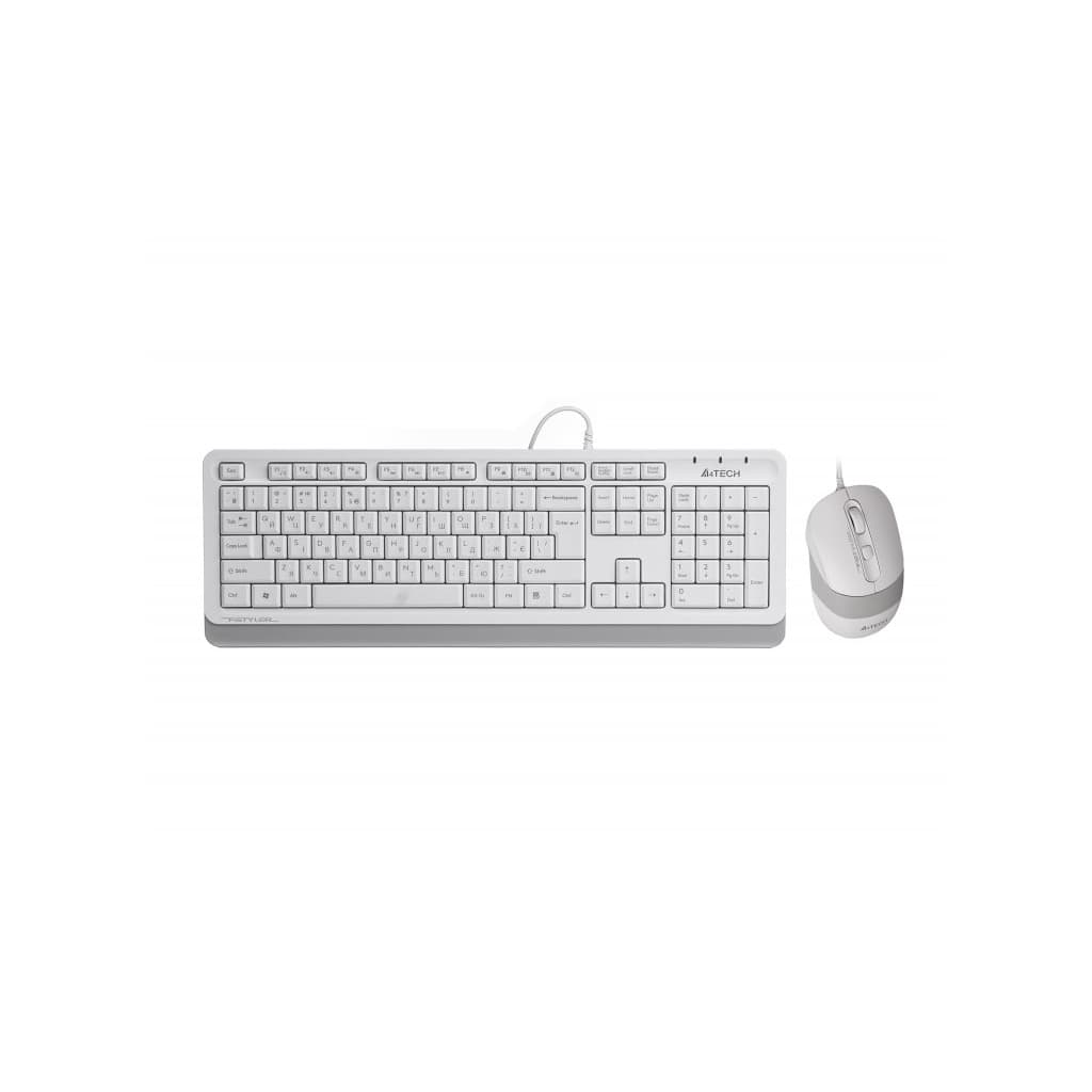 Комплект A4Tech F1010 White (4711421943307)