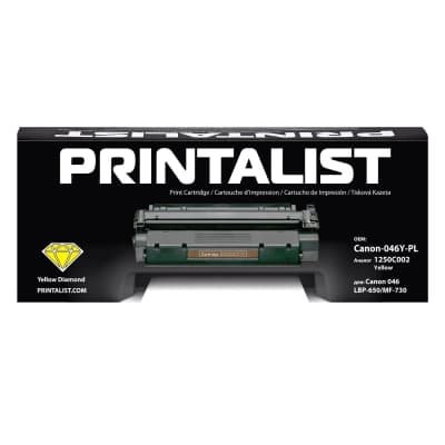 Картридж Printalist Canon 046, LBP-650/MF-730 1247C002 Yellow (Canon-046Y-PL)