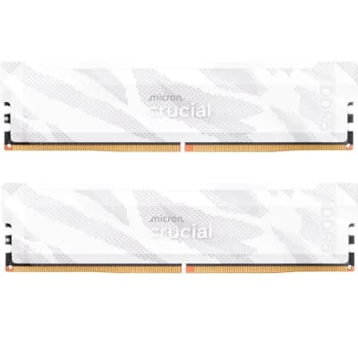 Модуль пам'яті для комп'ютера DDR5 32GB (2x16GB) 6400 MHz Pro Overclocking White Micron (CP2K16G64C32U5W)
