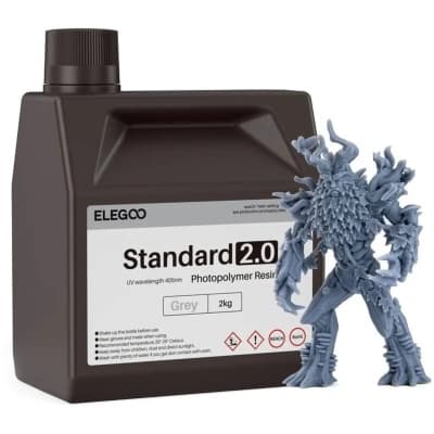 Фотополімерна смола ELEGOO Resin, Standard 2.0 2кг,grey (50.103.0126)