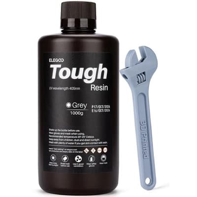 Фотополімерна смола ELEGOO Resin Tough grey 1кг (50.103.0274)