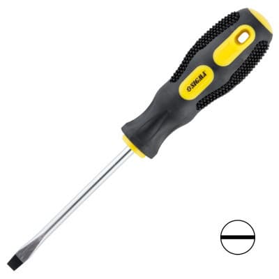 Викрутка Sigma шліцева SL6.0x100мм CrV (4006381)