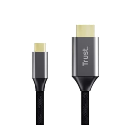 Кабель мультимедійний USB-C to HDMI M 2.0m black Trust (25630_TRUST)