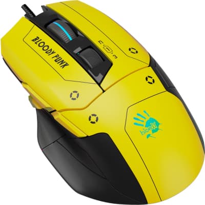 Мишка A4Tech Bloody W70 Max Punk Yellow (4711421963251)
